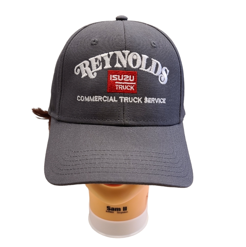 Reynolds Commercial Truck Service Otto Gray Snapback Hat Cap‎